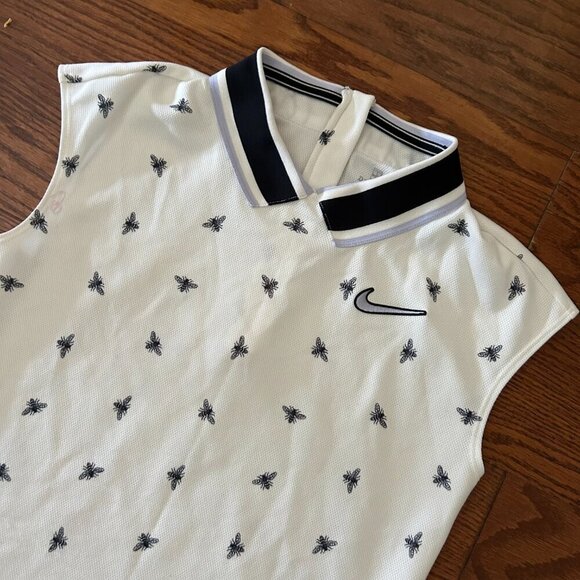 Nike Women's Dri-FIT Bee Tennis Top French Open Size Small Rare Find Tennis Prep - Picture 4 of 11
